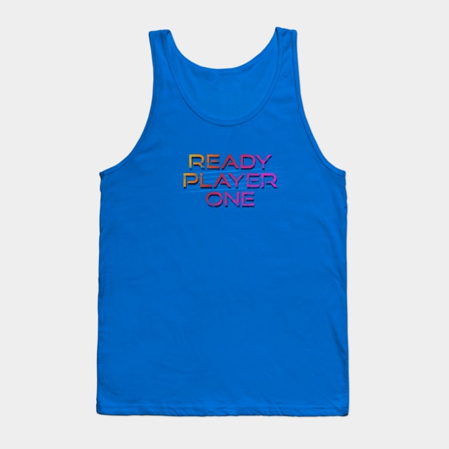 Ready Player One 80s Tank Top by 80sretrowave